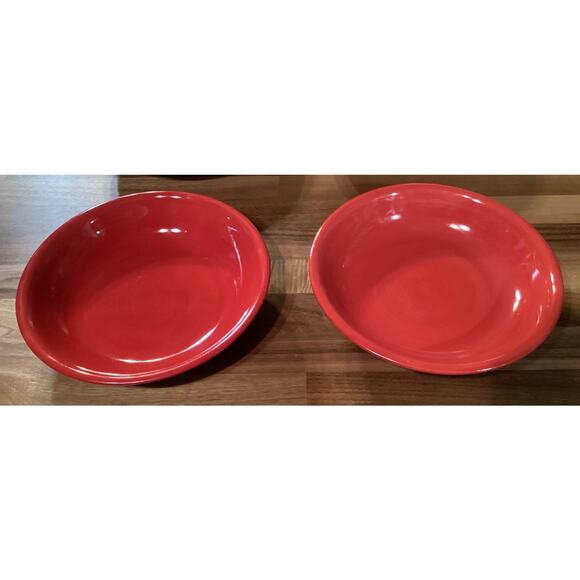 Tabletops Unlimited Espana Salad Pasta Dessert Plate 8" Set of 4 Red - Picture 8 of 9